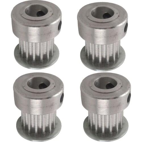 4PCS 3M 18T Timing Pulley 11mm Belt Width 5mm/6mm/6.35mm/7mm/8mm/10mm Bore Timing Belt Pulley Used on Laser Machine