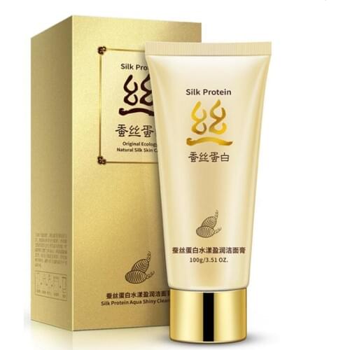 Moisturizer Soft Tube Silk Protein Clean Cream Makeup Skin Care Whitening Compact Foundation Concealer Prevent Bask Skin Care