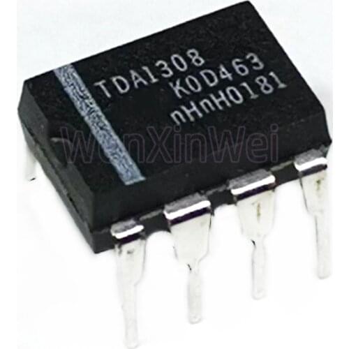 10PCS/LOT TDA1308 DIP-8 Novo Original Em Estoque