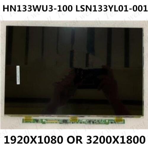 13.3" LCD Glass HN133WU3-100 LSN133YL01-001 For Samsung NP900X3K NP900X3G NP900X3E NP900X3F matrix Display without Backlight