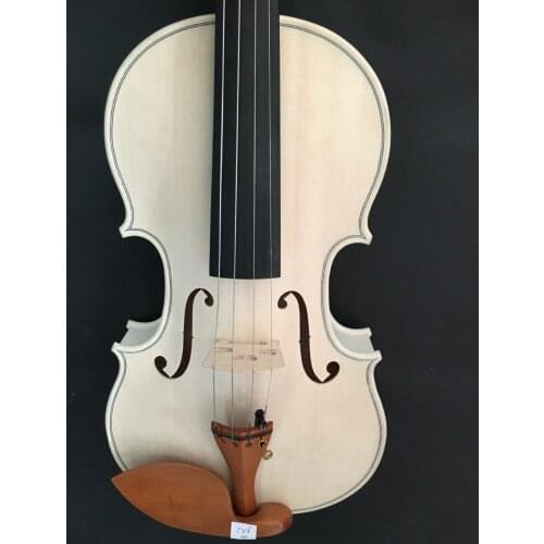 4/4 violin 1716 model unvarnished handcraft European tone wood set fittings No2