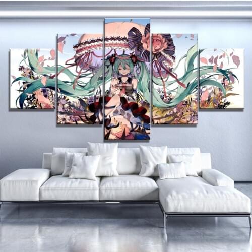 5pcs japanese Anime girl diamond mosaic,Game girl fairy icon 5d Diamond Painting full square round resin picture,Christmas decor
