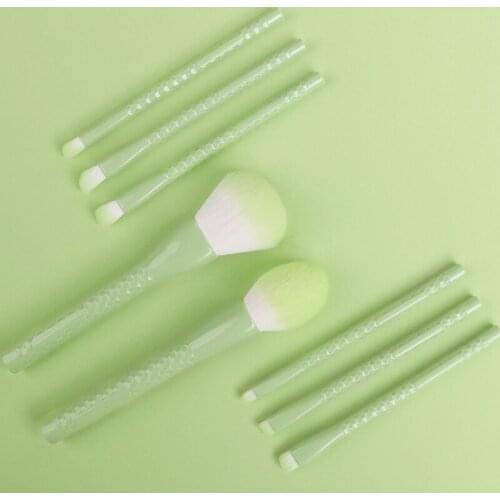 8PCS Women Makeup Brush Sets For Eye Shadow Powder Foundation High Quality Soft Pro Candy Colors Beauty Cosmetics Brush Kit