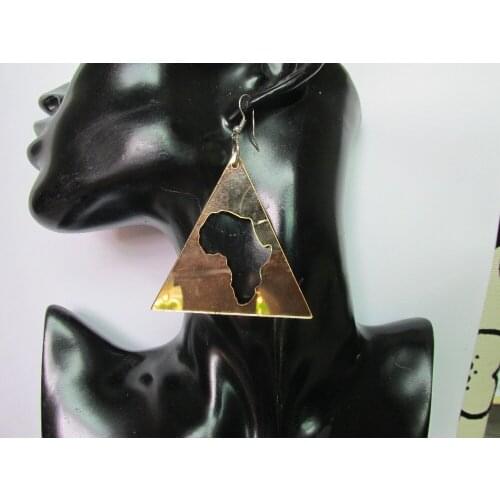 Free Shipping!African Afro Shape Acrylic Earrings