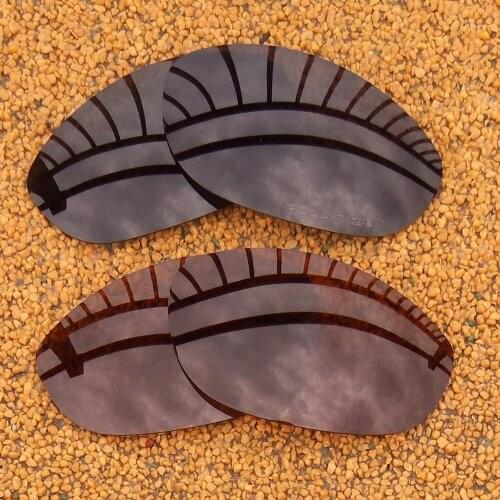Black & Brown Polarized Replacement Lenses for Monster Dog Frame 100% UVA & UVB