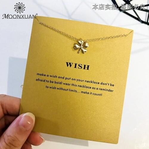 Lucky Four-Leaf Clover old Sliver Choker Chain Necklace Women Kolye Collares De Moda 2019 Colar Jewelry Collier Bijoux Femme