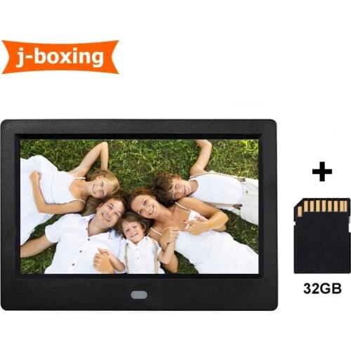 7 inch LCD digital photo frame with desk frame Calendar HD Photo Frames Electronic Album Photo Music Movie with 32GB SD Card