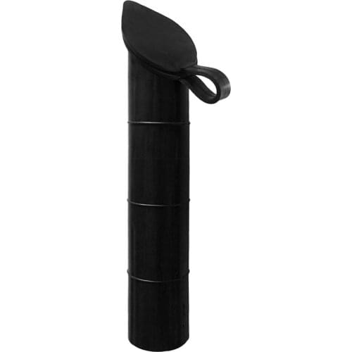 Fishing Rod Holder Rubber Inner Sleeve Tube Liner with Cap Cover 30 Degree Flush Mount