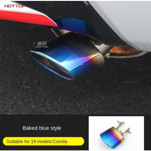 For Toyota Corolla sedan E210 2018 2019 2020 stainless steel exhaust pipe tail pipe muffler car pipe accessories