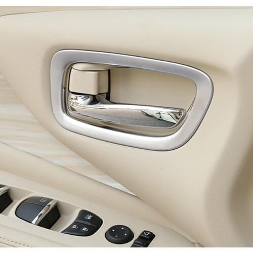 Car ABS Interior Door Handle Bowl Cover Sticker Sequins Decoration For nissan murano 2015-2021 interior accessories styling