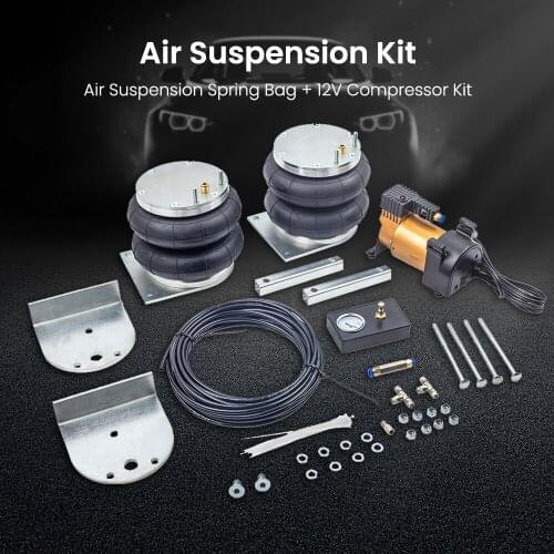 Air Suspension Bag + 12V Compressor Kit for Vauhall Movano 2001-2020 4000KG