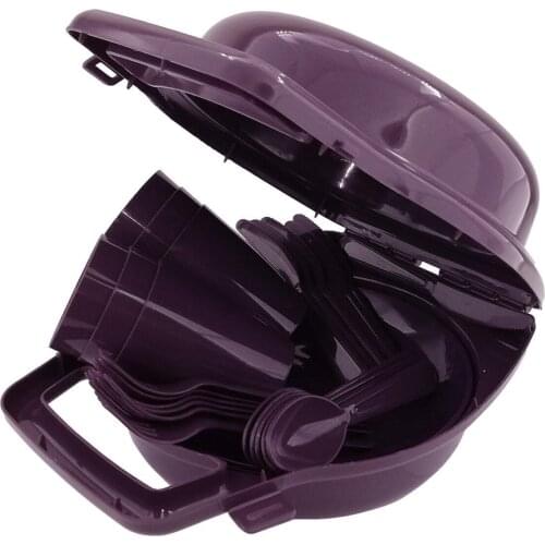 Picnic Set 32 Piece Carry Sleeve Picnic Set-Damson