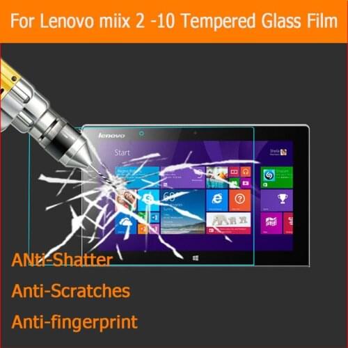 Newest Premium Anti-shatter tempered glass film For Lenovo Miix 2 10 10-Zth 10.1" tablet LCD Screen Protector Film