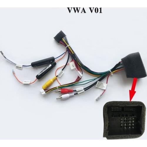 New Hot Special ARKRIGHT Wiring Harness Cable For VW/Volkswagen Radio Head Unit Adaptor