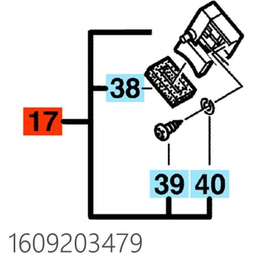 Switch for BOSCH GBL550 1609203479 Manual blower Power Tool Accessories Electric tools part