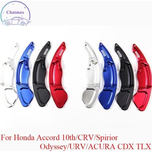 2 Styles DSG For Honda Accord 10th/CRV/Spirior/Odyssey/URV/CDX Aluminum Alloy Steering Wheel Shift Paddle Shifters Extension