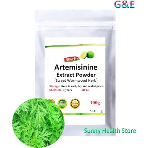 High Quality Artemisinin Powder,Artemisia Annua Extract 20:1, Sweet Wormwood, Free Shipping