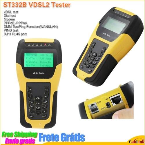 XDSL Tester ST332B VDSL2 Tester xDSL Dial test Modem PING test RJ11 RJ45 port installation and maintenance tool