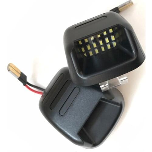 N0HF 2pcs LED License Plate Lights Lamps For Navara D40 Frontier Xterra Titan,Powered by SMD LED Lights and Red OLED Neon Tube