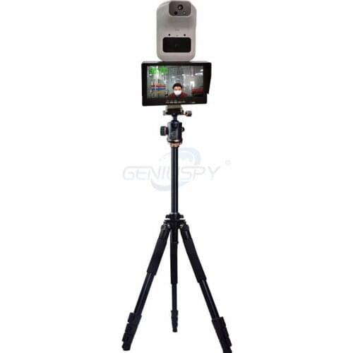 7 inch Fast Measuring Temperature Fever Forehead &Wrist Body Temperature AHD Camera Voice Alarm For Abnormal Body Temperature