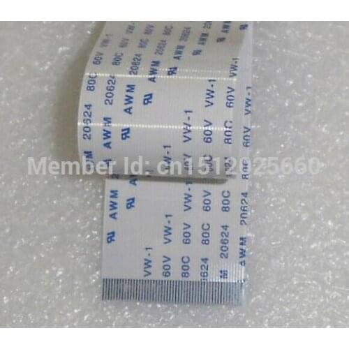 Free shipping 100pcs ffc 24 pins 0.5mm pitch 160mm Flat Ribbon Flex Cable 24pin 20624 AWM 80C VW-1 60V Power Button 16cm