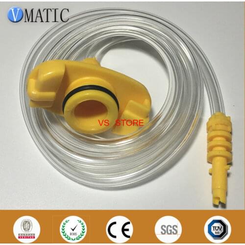 Free Shipping Spare Parts Set For Glue Dispenser 55cc 55ml Pneumatic Syringe Needle Tip Syringe Barrel Valve Adapter