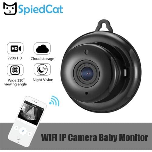 2.1mm Lens 720P Wireless Mini WIFI Night Vision Smart Home Security IP/P2P Camera Onvif Monitor Baby Monitor Home safety