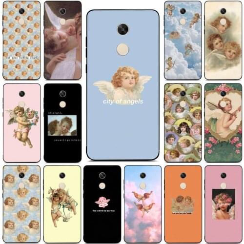 YNDFCNB Renaissance angels Phone Case for RedMi note 4 5 7 8 9 pro 8T 5A 4X case