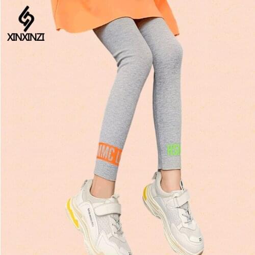 Children Leggings Made By Pure Cotton Warm And Comfortable Autumn Winter Soft Girl Trousers Leggings For Girls Age 3-15T XXZ040