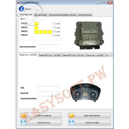 For Ford All In One v3.2 software