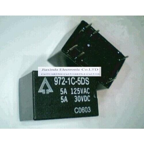 HOT NEW 972-1C-5DS 5VDC 972-1C-5DS-5VDC DC5V 5V 5A DIP6