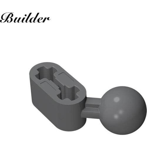 Little Builder 50923 MOC Bricks 1x2 Hole Arm with Ball 10pcs Building Blocks DIY Puzzle Assembles Particles Toys for Children