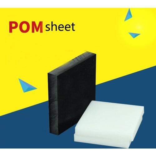 Polyoxymethylene White Black POM Sheet board Plate CNC Engraving Cutting Model Board For DIY Craft Raw Model Materials Accessori