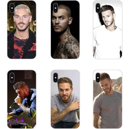 Transparent Soft TPU Case For Apple iPhone X XR XS 11Pro MAX 4S 5S 5C SE 6S 7 8 Plus ipod touch 5 6 Paintin M Pokora Matt Pokora