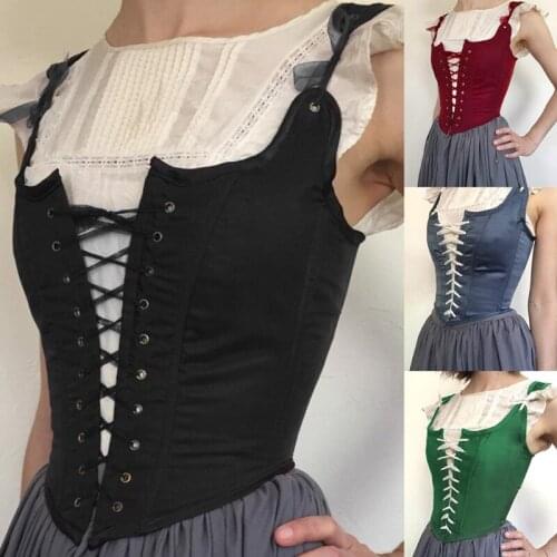 Sexy Sleeveless Corset Tops Summer Womens Fashion Streetwear U-Neck Vest with Straps for Party Club Ordinary