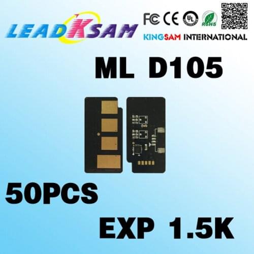 50pcs replace for samsung 105L D105L ML D105L toner cartridge chip for LaserJet ML 1910 1915 2525 2580