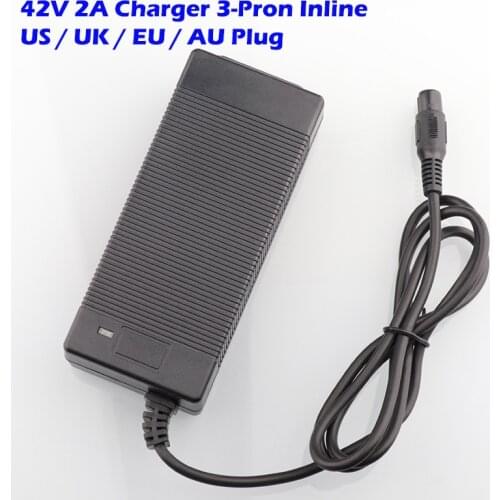 42V 2A Universal Battery Charger Hoverboard for Self-Balancing Scooter 100-240 V AC Power Supply