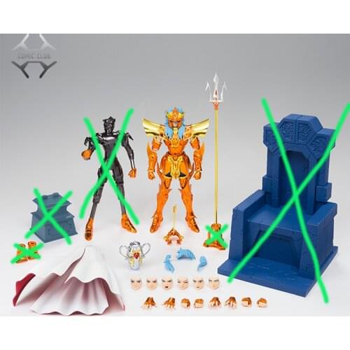 COMIC CLUB IN-STOCK greattoys gt Saint Seiya cloth myth EX 2.0 Poseidon PVC Action Figure Metal Armor Model Toys
