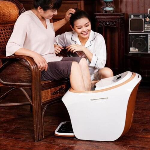 600 Foot tub automatic washing foot electric massage heating foam foot barrel home machine artifact deep deep calf