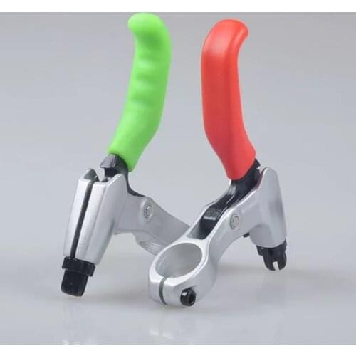 1 Pair Silicone Bicycle Lever Grips Protectors Anti-Skid Bike Brake Lever Handle Sleeve MTB Bike Cycling Silicone Brake Cover jl