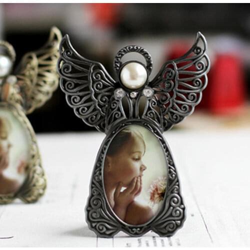 3 metal photo frame diamond beads cutout photo frame swing sets gift decoration x01