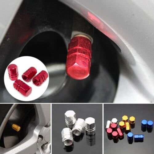 4Pcs/Set Car Bike Wheel Tyre Valve Cover Universal Air Dust Screw Cap Dustproof For Motorcycle Bicycle Accessories