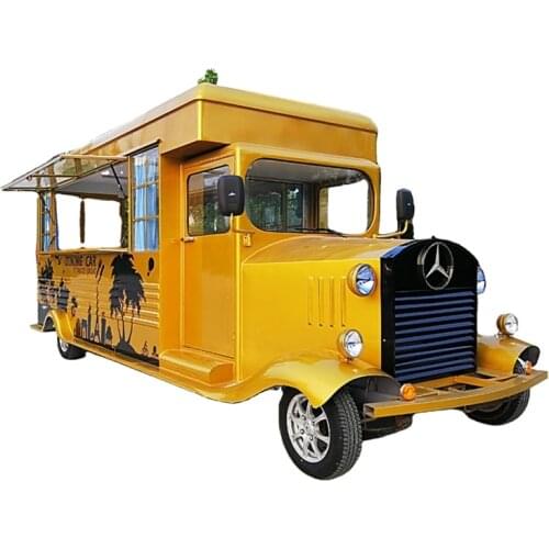 5m New Street Food Vending Cart Mobile Food Trailer Sale Electric Vintage Mobile Food Truck