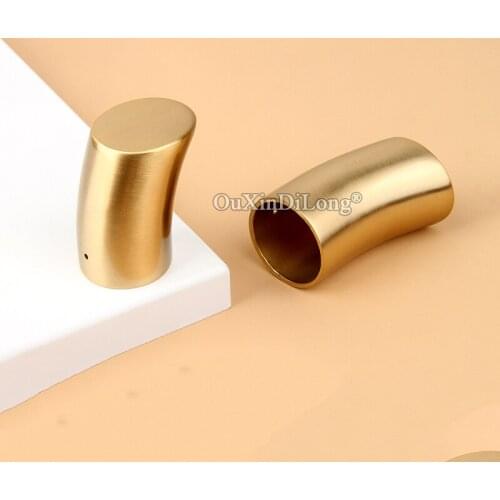 8PCS Ox Head Horn Crutch Elbow Copper Foot Cover Official Chair Stool Sofa Armrest Brass Cap Water Chestnut Foot Cap FG584