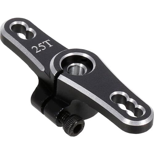 Aluminum Servo Horn 25T Steering Arms Double Head RC Accessories Replacement for Futaba Savox Servo HSP HD Xcore RC Car