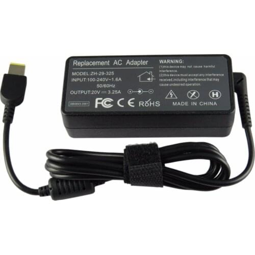 20V 3.25A 65W Ac Laptop Power Adapter Charger For Lenovo Thinkpad X1 Carbon Lenovo G400 G500 G505 G405 Yoga 13