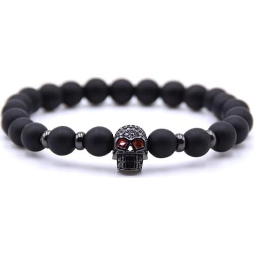 Rose Gold Skull Bracelet Man Fashion Women Gift For Bracelets
