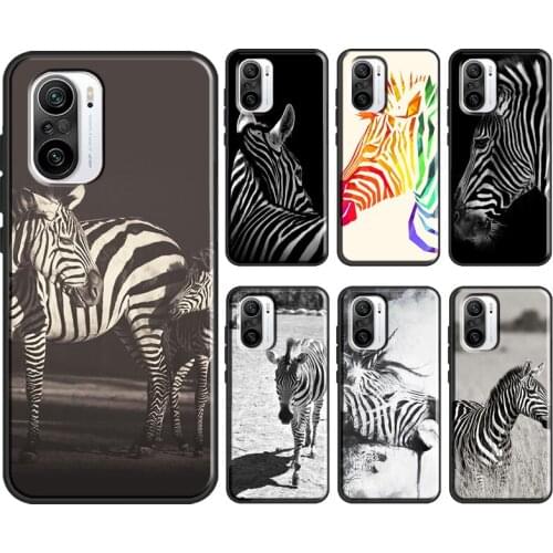 Animal Zebra Black and White Monotone Art For Xiaomi Mi 9T 10T Pro Mi Note 10 Lite A2 Mi 11 9 A3 Case For POCO F3 X3 Pro M3 Case