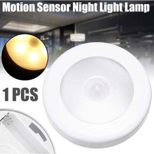 PIR Motion Sensor 6LED Night Light Magnet Wireless Detector Lights Auto for Wall Closet Stairs Cabinet