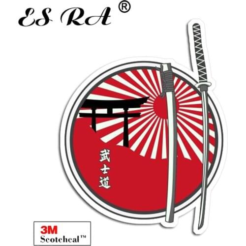 Decorate Laptops Stickers Decals Vinyl Water-resisant Japan Samurai Pegatinas 3M Matt for Car Window Wall Helmet Motor Bottle